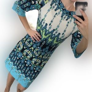 Vintage Retro Floral Dress S great for Spring